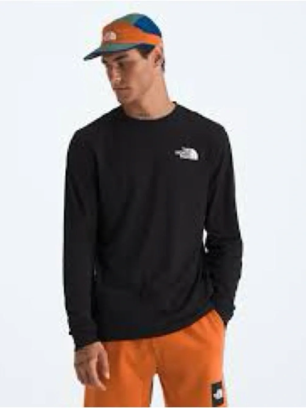 The North Face Black Long-Sleeve Logo Shirt 823